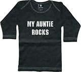 Rebel Ink Baby Infants' My Auntie Rocks Long Sleeve Tee T-Shirt