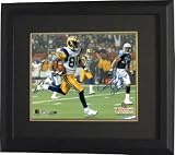 Isaac Bruce signed St. Louis Rams 8x10 Photo GWTD (Super Bowl XXXIV) Custom Framed