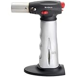 BonJour Chef's Tools Butane Culinary / Cr&egrave;me Br&ucirc;l&eacute;e Torch, Aluminum