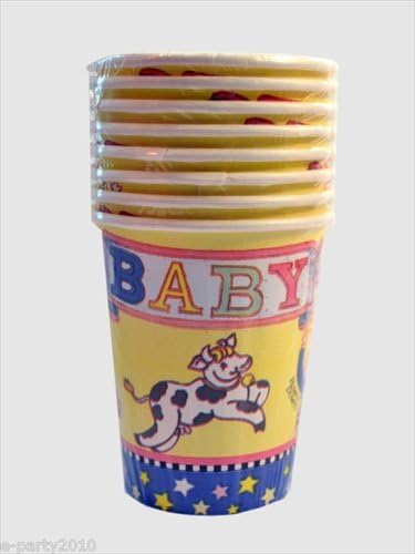 Nursery Rhymes 'Hey Diddle Diddle' Baby Shower Paper Cups (8ct)