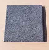 2枚セット！２０センチ角！ 穴が少ない高級溶岩だけを使用しています♪ 価格で勝負の切削仕上げ！ 手軽に焼肉！溶岩プレート２０×２０ｃｍタイプ