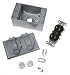 Tools & Hardware : BELL 5839-5 OUTDOOR WEATHERPROOF DOUBLE OUTLET KIT, GREY BOXED