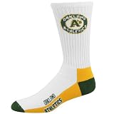 Oakland Athletics White (506) 10-13 Tall Socks