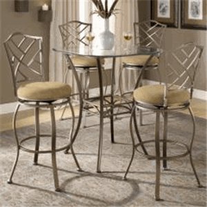Brookside Bar Height Glass Hanover Stools