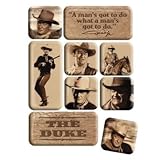 JOHN WAYNE MINI EPOXY MAGNET SET