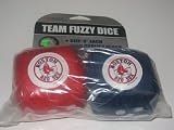 BOSTON RED SOX Team Logo Pair of FUZZY DICE
