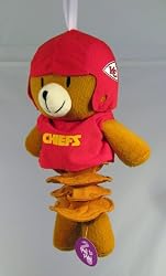 Kansas City Chiefs Childrens Plush Musical Pull Down Stuffed Animal NFL Football
