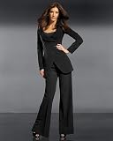 Apparel : Shape fx Pinstripe asymmetric blazer |