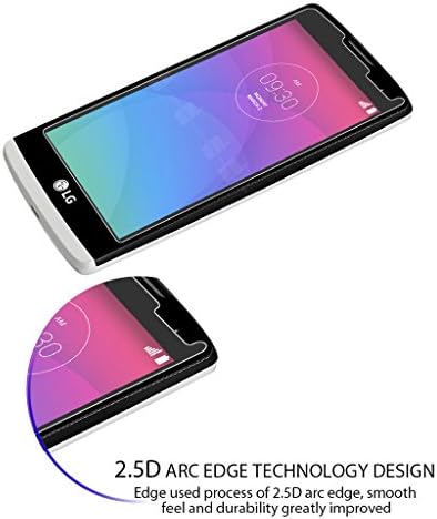 LG Leon / LG Tribute 2 Screen Protector, LK [Anti Scratch] Premium 0.33mm 2.5D 9H Tempered Glass Screen Protector for LG Leon / LG Tribute 2