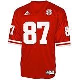 Adidas Nebraska Cornhuskers #87 Red Replica Football Jersey
