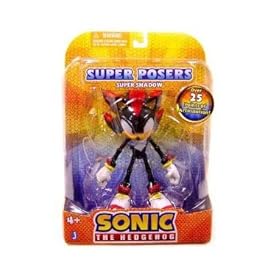  Sonic the Hedgehog: Shadow the Hedgehog 6 inch Super Posers Action Figure