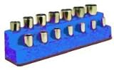 Tools & Hardware : Mechanics Time Saver 1481 - 3/8 in. Drive 14 Hole Red Impact Socket Holder - Mechanic's Time Savers - 1481
