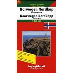 Carte routi�re : Norwegen, Nordkap