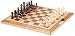 CHH Imports 16 Inch Walnut Folding Case Chess Set