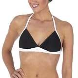 Isaac Mizrahi for Target® Colorblock Halter Swim Top - Black