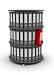 File Archive - 24"H x 17"W - Peel and Stick Wall Decal by Wallmonkeys