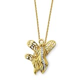 Angel of Motherhood Gold Necklace