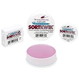 Fingertip Moistener, Anti-Bacterial, with Non-skid Back, 1-3/4 Oz, White/Pink LEE10134