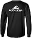 Koloa Surf Classic Wave Long Sleeve Pocket Tee's - Heavy Cotton T-Shirts S-5XL