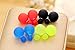 Yueton 9 Pairs Colorful Classic Matte Button Pearl Studs Earrings, Double Ball Earring, Jewelry Piercing Ear Ring