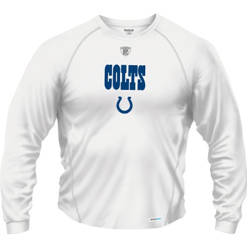 Reebok Indianapolis Colts Sideline Authentic Long Sleeve Speedwick T-Shirt Small