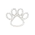 Paw Print Rhinestone Pin 12-pk.