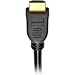 Steren - Video / audio cable - HDMI - 19 pin HDMI (M) - 19 pin HDMI (M) - 3 ft - ( HDMI 1.3a ) - satin black