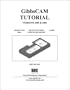 GibbsCAM Tutorial Versions 2000 & 2002