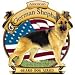 American German Shepherd Womens T-Shirt Dress