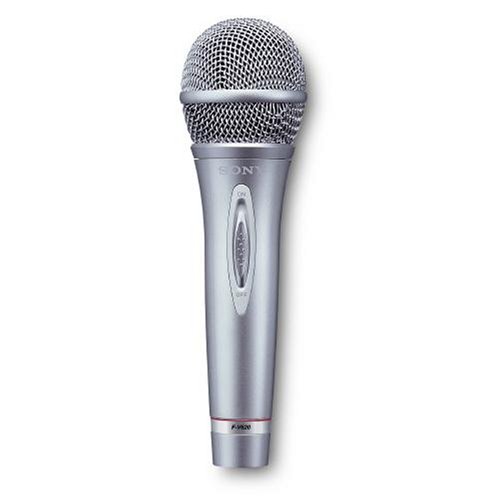 Sony F-V620 Gesangs-Mikrofon silber