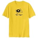 T-SHIRT YELLOW " DISCO MUSIC RETRO " Large