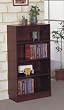Cherry Finish 4 SHELF BOOKCASE