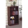 Cherry Finish 4 SHELF BOOKCASE
