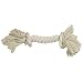 Tug-O-Rope Double Knotted Natural Bone Dog Toy 16"