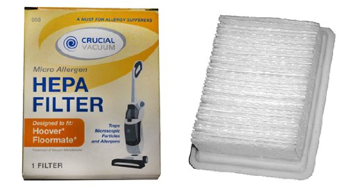 Crucial Vacuum Hoover Floormate Filter; Washable & Reusable; Compare to Part # 40112050