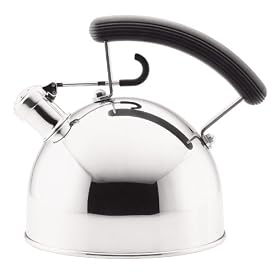 Circulon 2-1 2 Quart Whistling Teakettle, Stainless Steel by Circulon