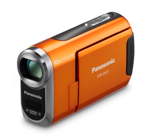 Panasonic SDR-SW21 Shock & Waterproof Camcorder (Orange)
