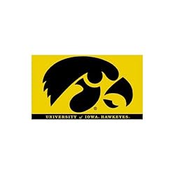 University Of Iowa NCAA Premium 11 x 18 Two-Sided Car Flag by BSI Products Inc.