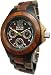 Tense Triple Window Mens Inlaid Dark w Maple Wood Watch G4300IDM ANDF