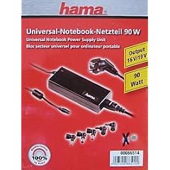 Hama Universal Notebook Netzteil 16V/19V, 90 Watt