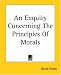 Books : An Enquiry Concerning The Principles Of Morals
