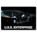 (22x34) Star Trek (U.S.S. Enterprise) TV Poster Print