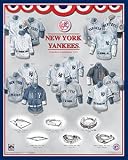 New York Yankees 11 x 14 Uniform History Plaque