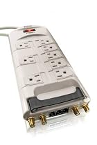 Philips GBR8PCS 8-Outlet Home Entertainment Surge Protector with 8-Foot Cord