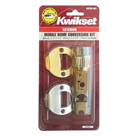 Kwikset 22827 CP Mobile Home Exterior Entry Lock Conversion Kit
