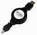 Electronics : Ziplinq Retractable USB 2.0 A to Mini USB4