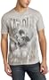 Tapout Men's Faded Skull T-Shirt,Gray,XX-Large