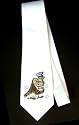 Party Decoration Necktie with books, librarian, owl, studying
