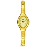 Gold Tone Stainless Steel White Dial Expansion