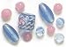 Dress It Up Beads Variety Pack 17.5 Grams/Pkg-Cotton Candy Pink And Blue Image